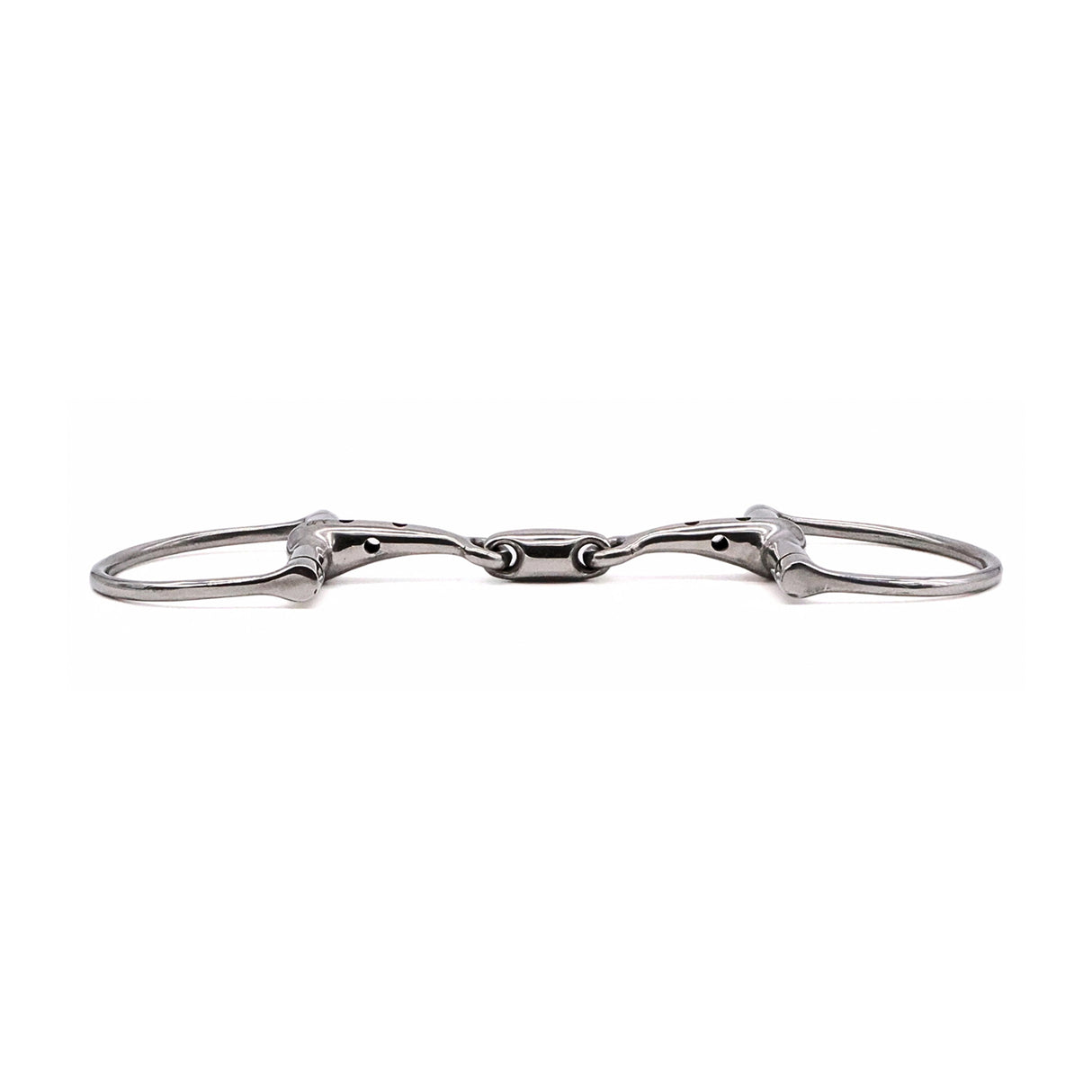Jake Adams Dee Ring Double Jointed Whistle Bit W/ Lozenge