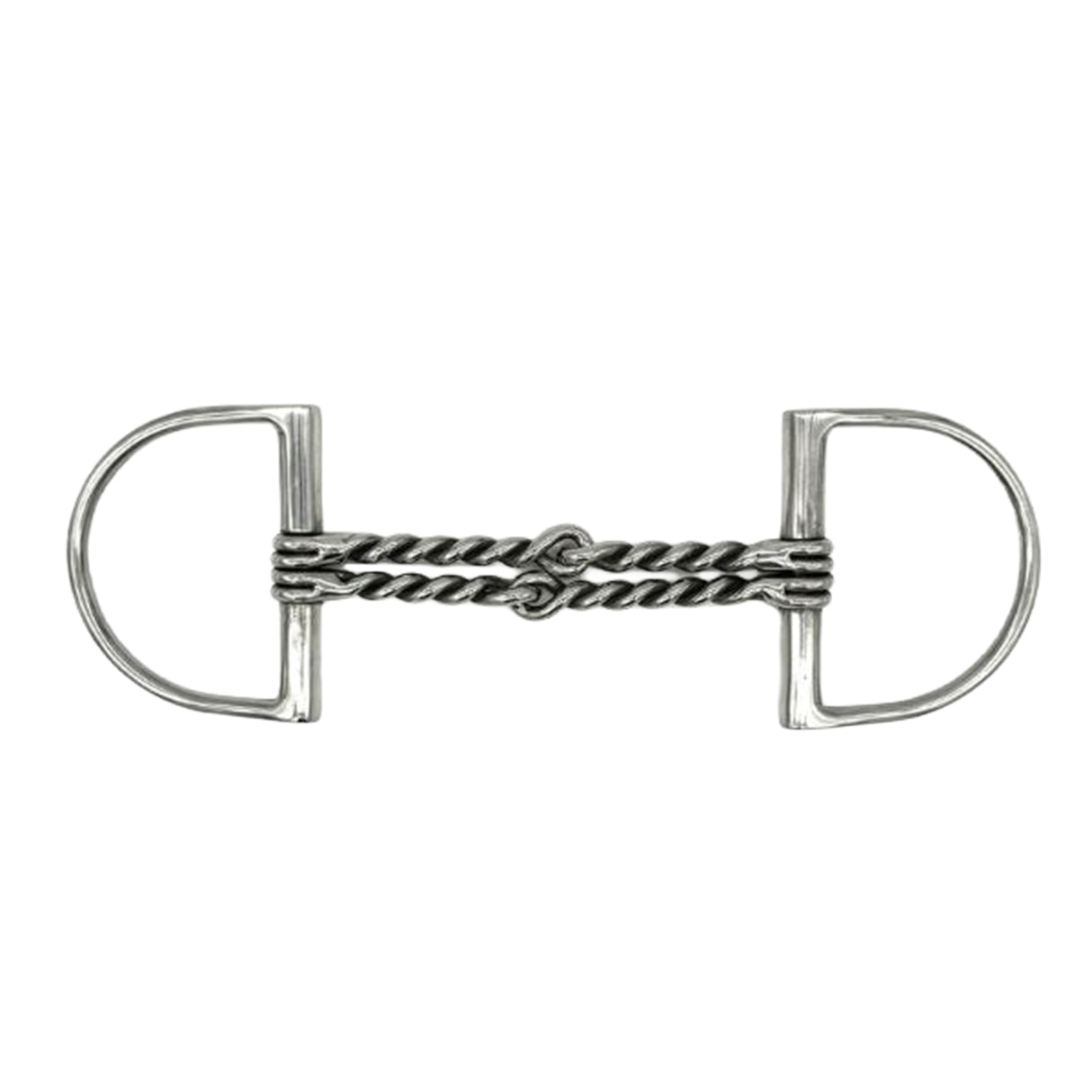 Jake Adams Dee Ring Double Twisted Wire Bit