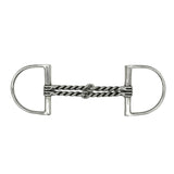 Jake Adams Dee Ring Double Twisted Wire Bit