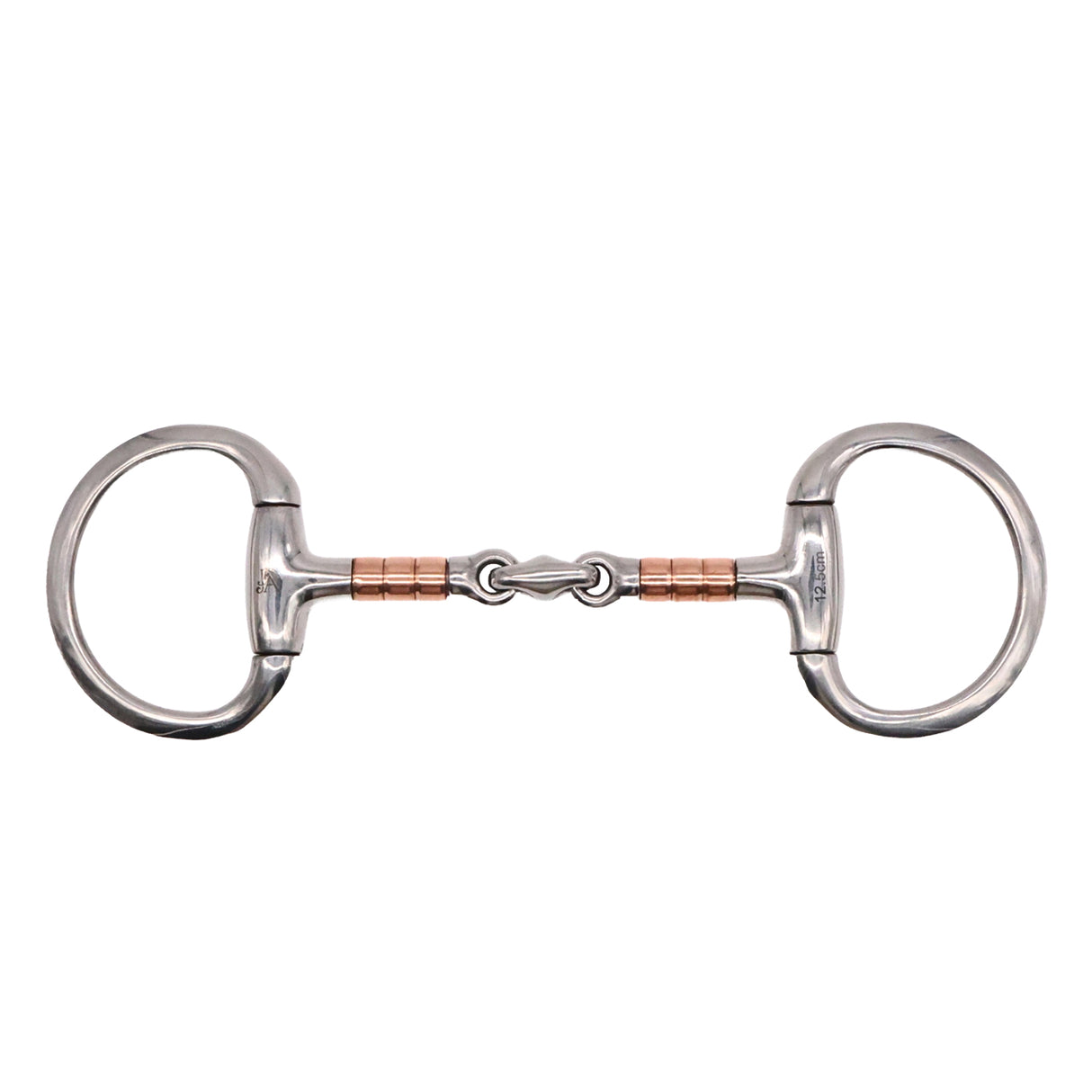 Jake Adams Eggbutt Copper Roller Double Jointed Elliptical Bit