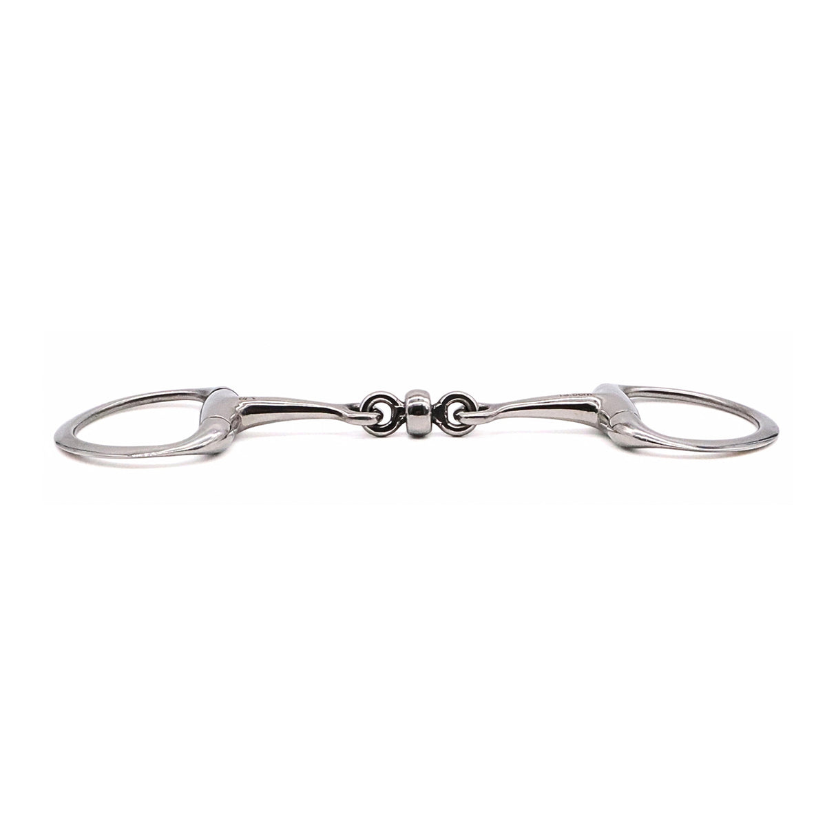 Jake Adams Eggbutt Double Jointed Bit W/ Stainless Steel Roller