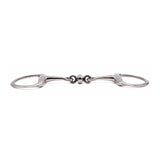 Jake Adams Eggbutt Double Jointed Bit W/ Stainless Steel Roller