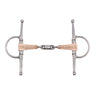 Jake Adams Full Cheek Double Jointed Leather Bit W/ Lozenge