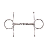 Jake Adams Full Cheek Nelson Gag Double Jointed Bit W/ Stainless Steel Roller