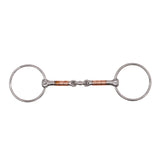 Jake Adams Loose Ring Copper Roller Double Jointed Elliptical Bit