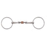 Jake Adams Loose Ring Double Jointed Bit W/ Triple Copper Roller