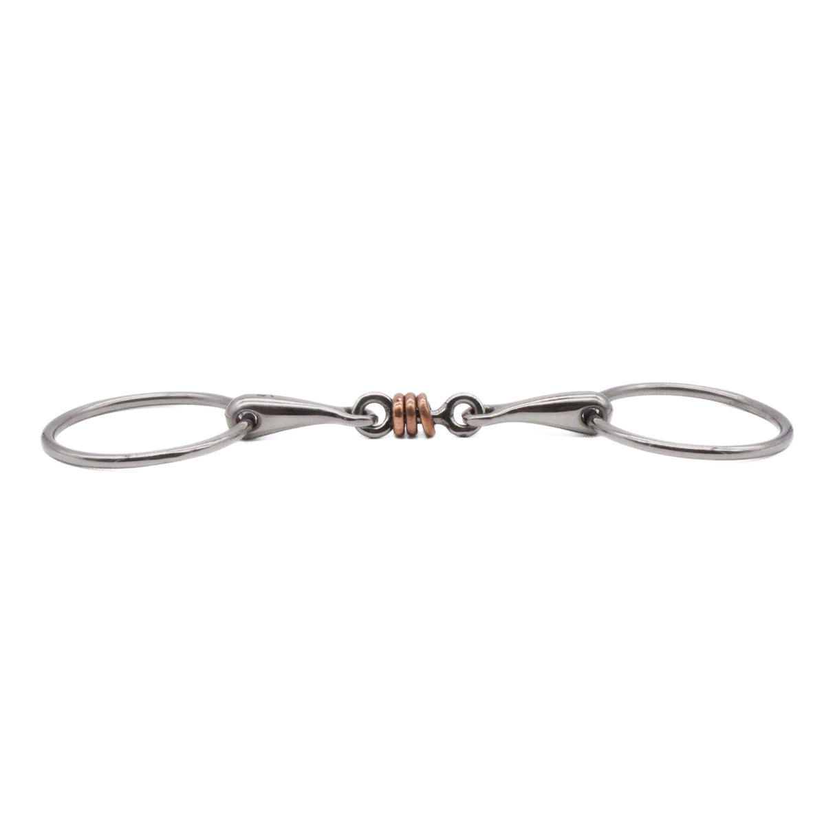 Jake Adams Loose Ring Double Jointed Bit W/ Triple Copper Roller