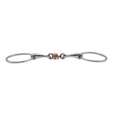 Jake Adams Loose Ring Double Jointed Bit W/ Triple Copper Roller