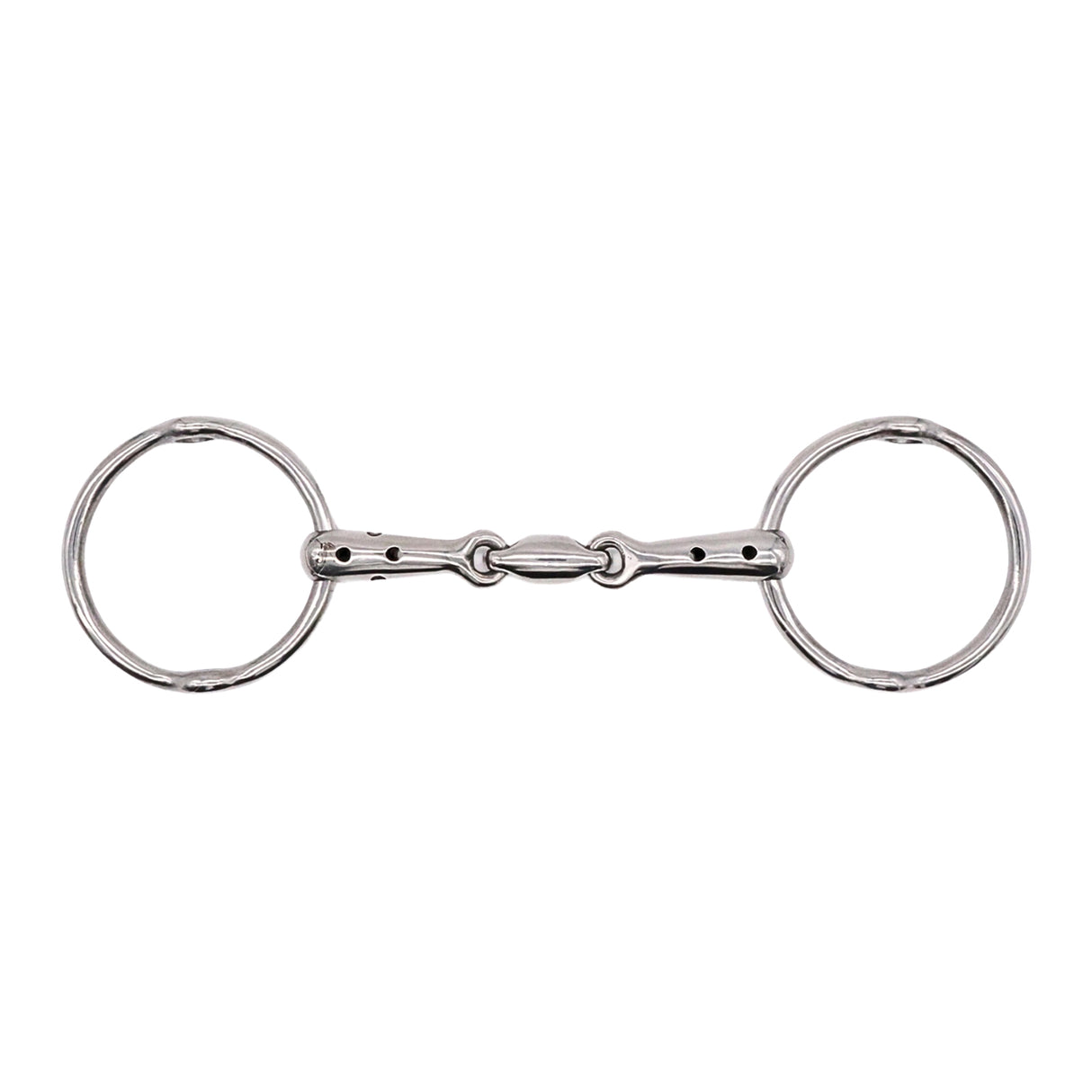 Jake Adams Loose Ring Gag Double Jointed Whistle Bit W/ Lozenge