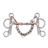 Jake Adams Pelham Copper Roller Double Jointed Elliptical Bit