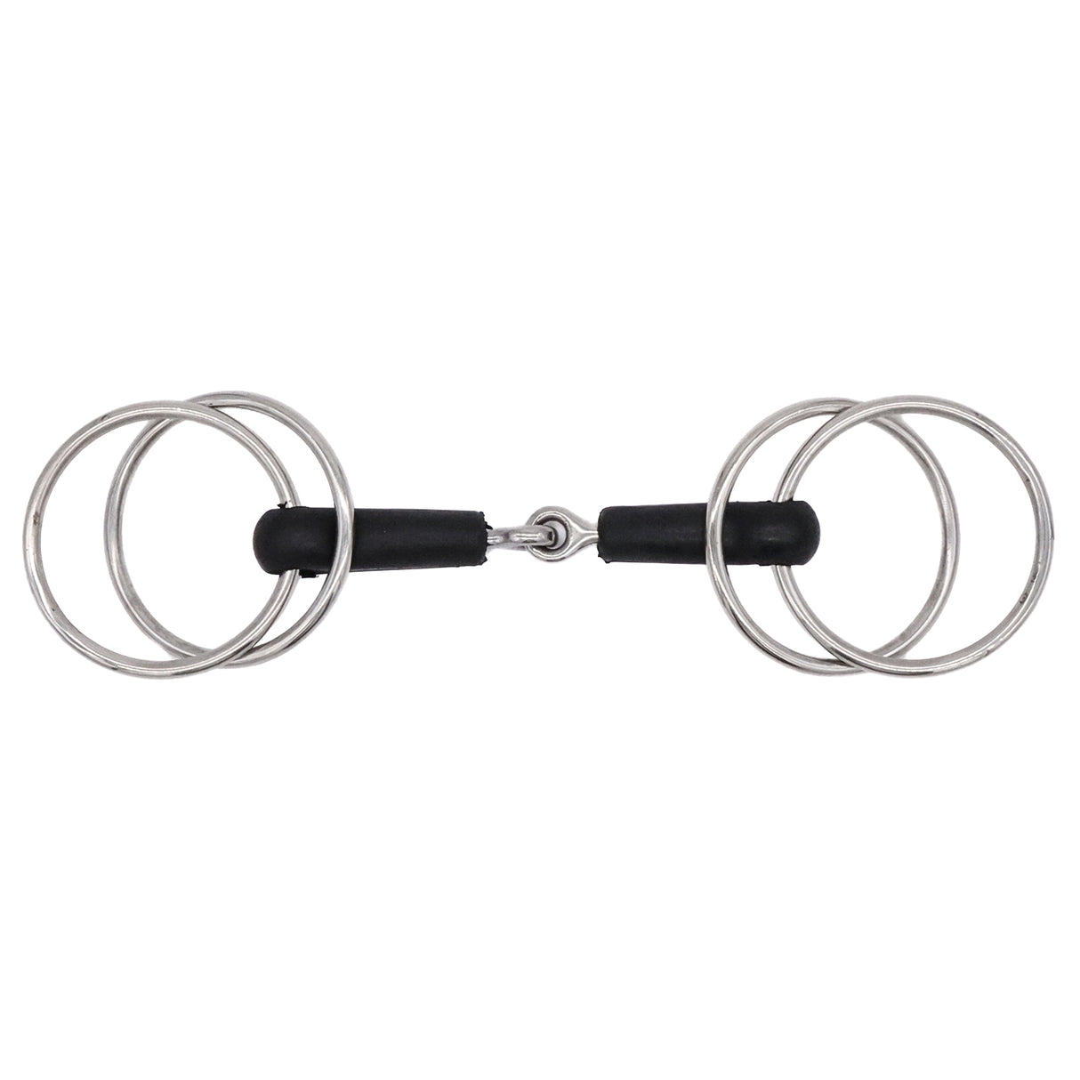 Jake Adams Wilson Rubber Snaffle Bit