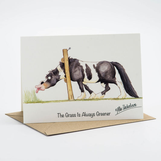 Alex Underdown The Grass Is Always Greener Greeting Card