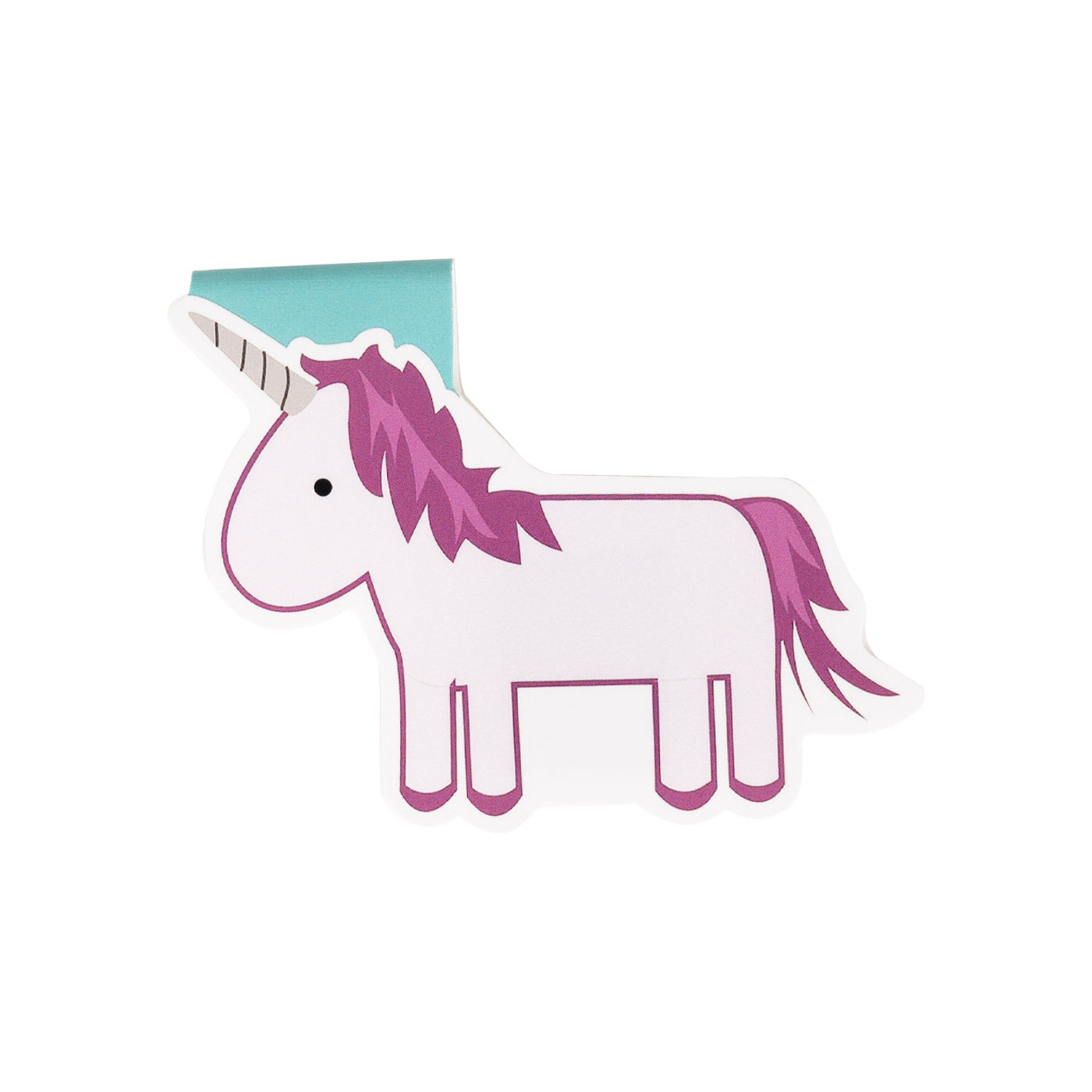 Craftedvan Purple Unicorn Magnetic Bookmark