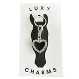 Luxy Rhinestone Heart Charm