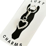 Luxy Rhinestone Heart Charm