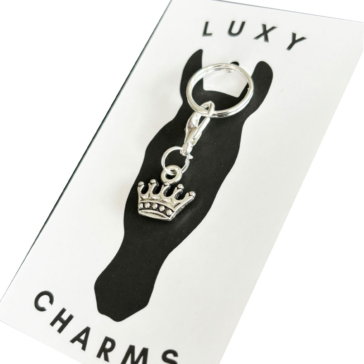 Luxy Silver Crown Charm