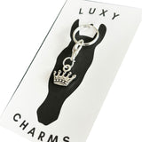 Luxy Silver Crown Charm