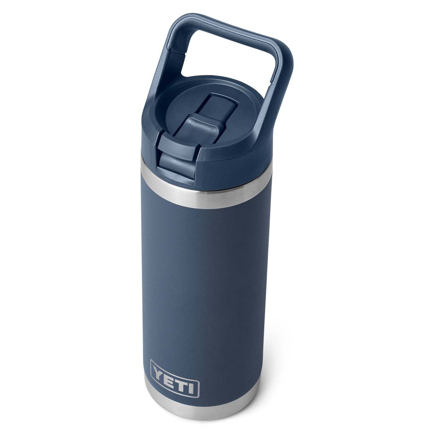 YETI Rambler Water Bottle W/ Color-Matched Straw Cap 18 oz