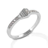 Kelly Herd Pavé Horseshoe Nail Ring