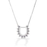 Kelly Herd Outside Set Horseshoe Necklace