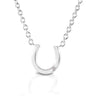 Kelly Herd Single Stone Horseshoe Necklace