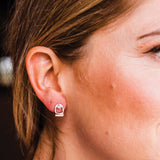 Kelly Herd Stud Earrings W/ Large English Stirrup Jackets
