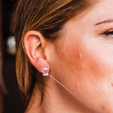 Kelly Herd Stud Earrings W/ Small English Stirrup Jackets