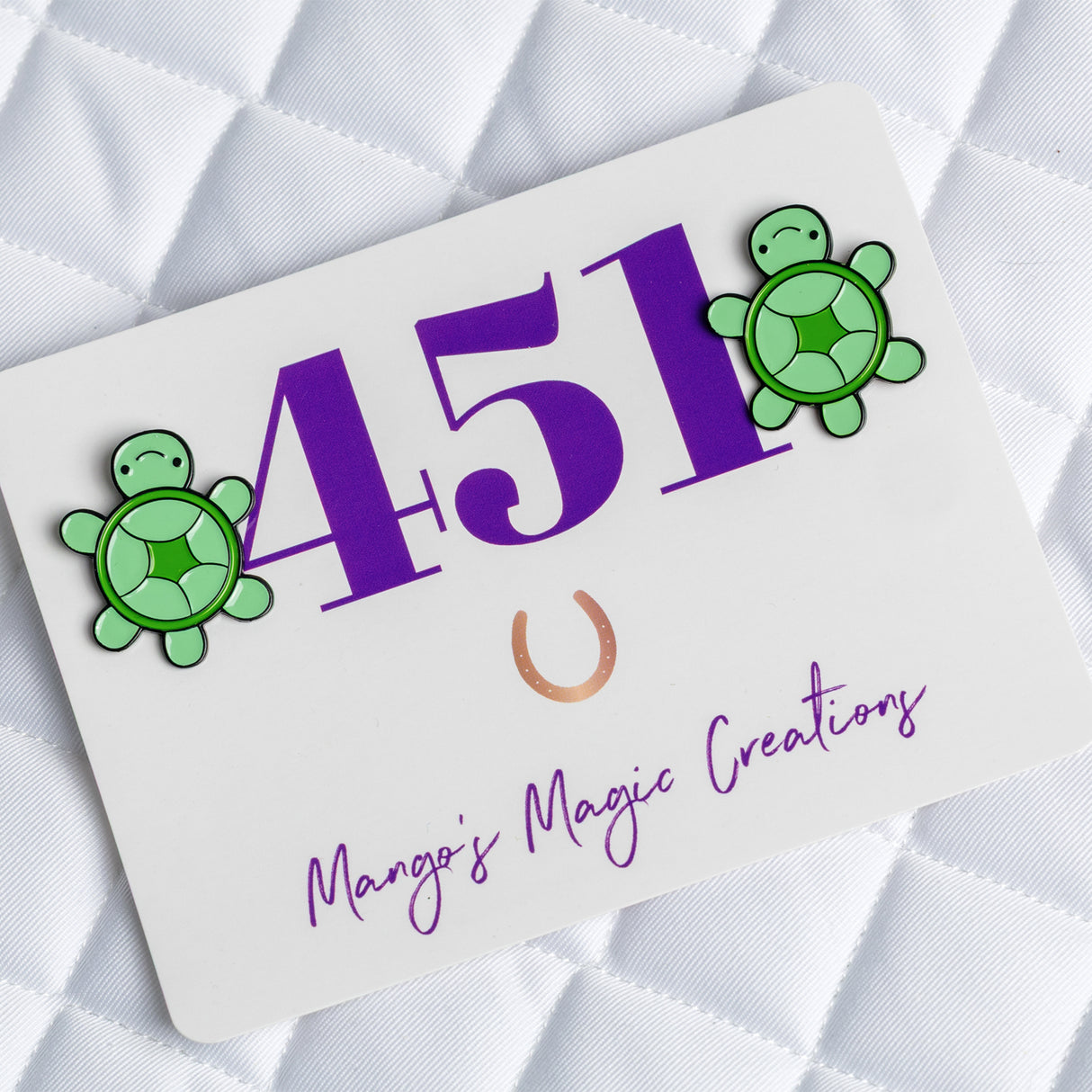 Mango's Magic Turtle Number Pins