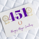 Mango's Magic Cried Ribbon Number Pins
