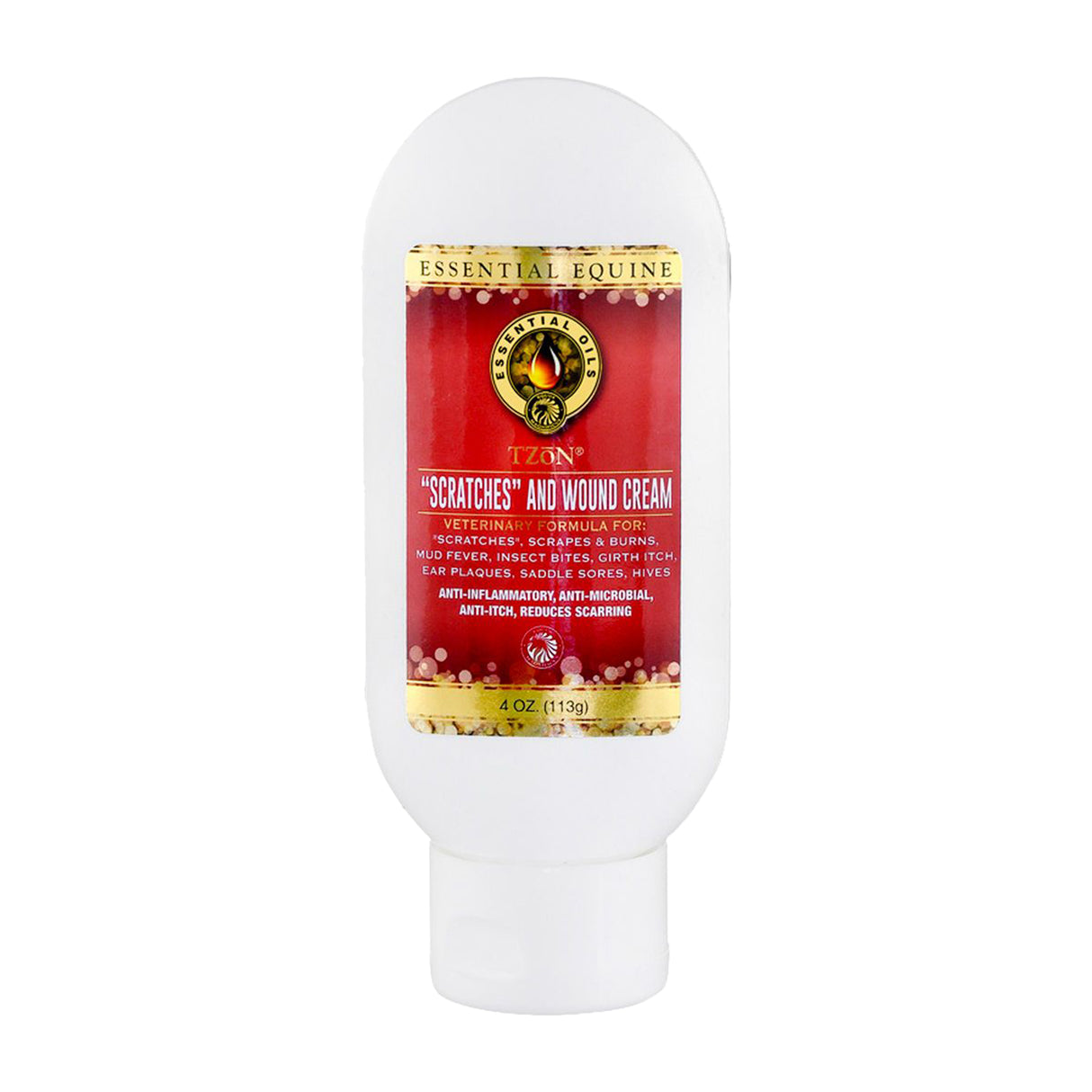 Essential Equine TZoN Scratches & Wound Cream 4 oz.
