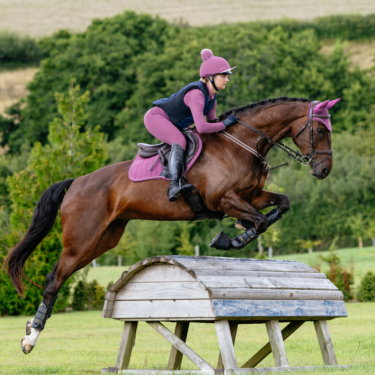 LeMieux Suede Close Contact Square Saddle Pad