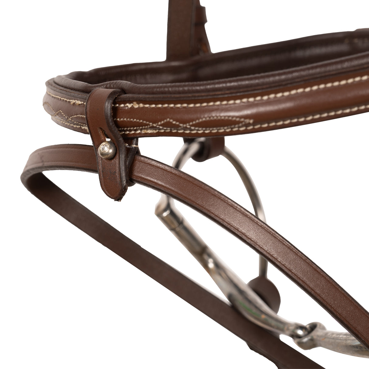 Val du Bois Padded Fancy Stitched Bridle W/ Removable Flash & Reins