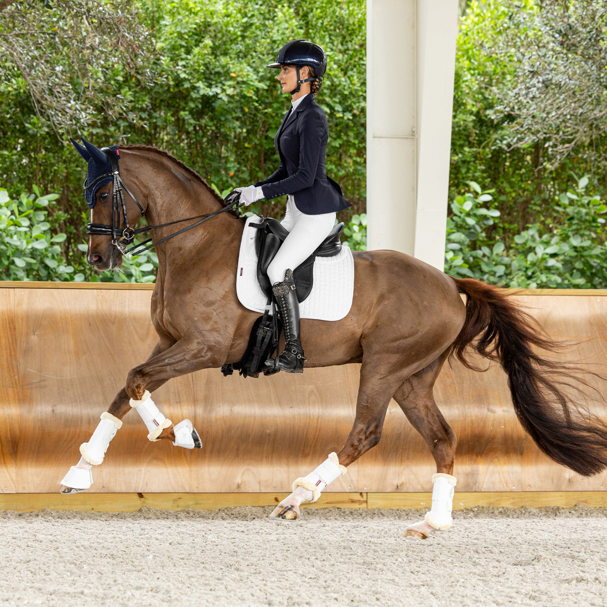 LeMieux ProSorb Plain Two Pocket Dressage Saddle Pad