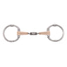 Jake Adams Eggbutt Fixed Gag Double Jointed Leather Bit W/ Lozenge