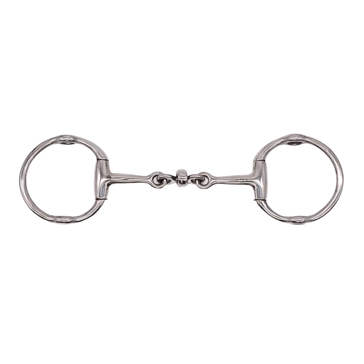 Jake Adams Eggbutt Gag Double Jointed Bit W/ Stainless Steel Roller