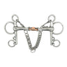 Jake Adams Pelham Double Jointed Bit W/ Copper Lozenge