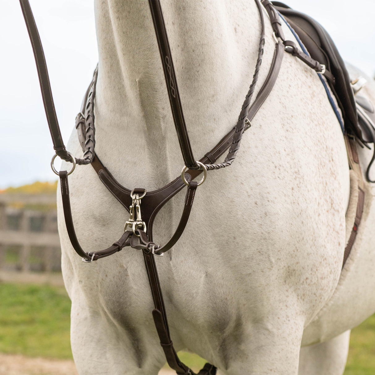 Mondega 3 Point Breastplate W/ Elastic Inserts
