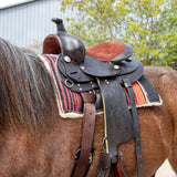 Weaver Fleece Lined Navajo Pony Western Saddle Pad