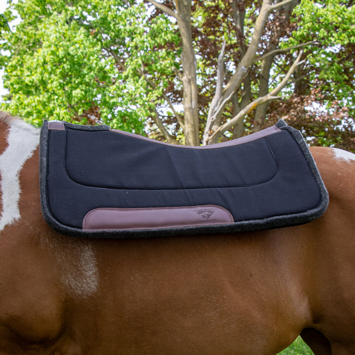 Diamond Wool Contoured Ranch Saddle Pad