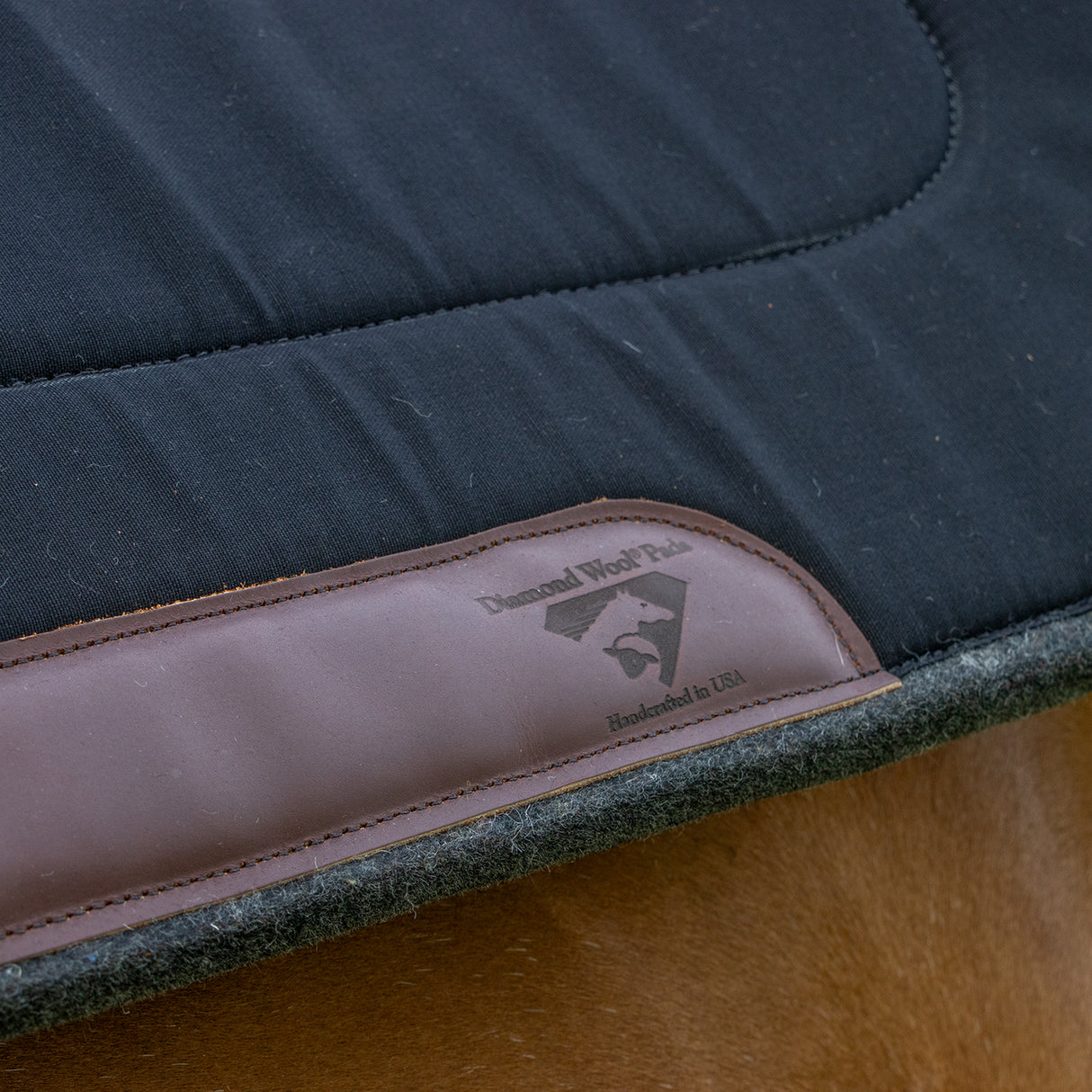 Diamond Wool Contoured Ranch Saddle Pad
