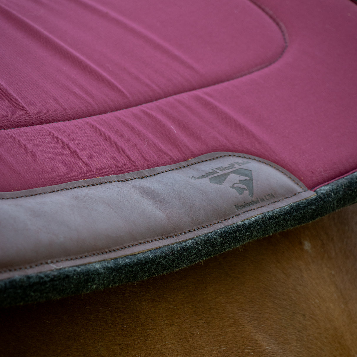 Diamond Wool Contoured Ranch Saddle Pad