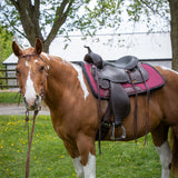 Diamond Wool Contoured Ranch Saddle Pad