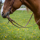 Copper Canyon Harness Leather Training Reins W/ Ties