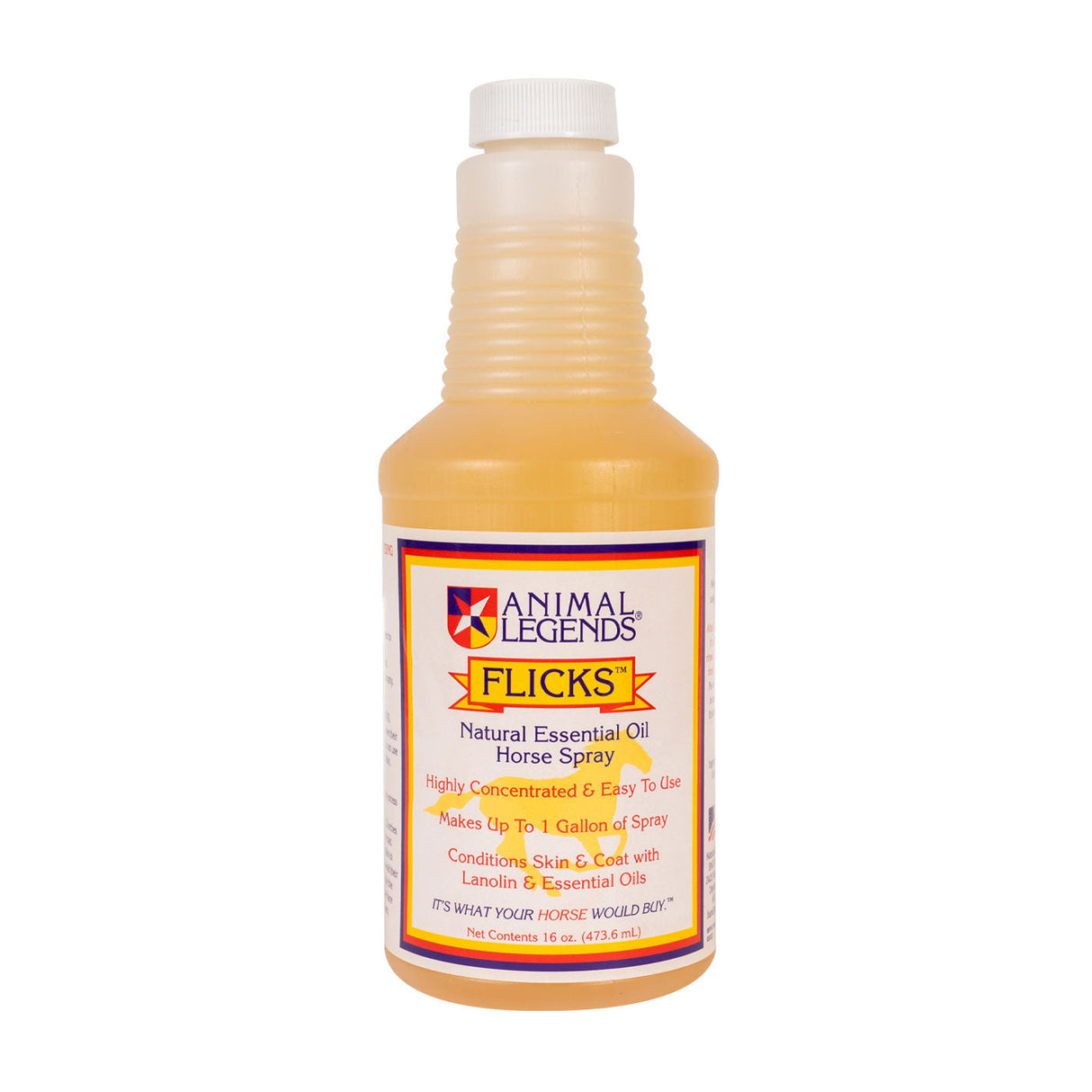 Flicks All Natural Essential Oil Fly Spray Concentrate 16 oz.