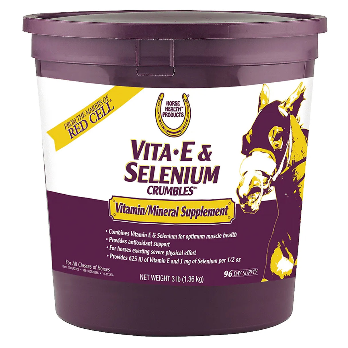 Horse Health Products Vita E & Selenium Crumbles 3 lb.