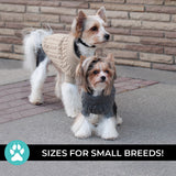 Shedrow K9 Brentwood Cable Knit Dog Sweater