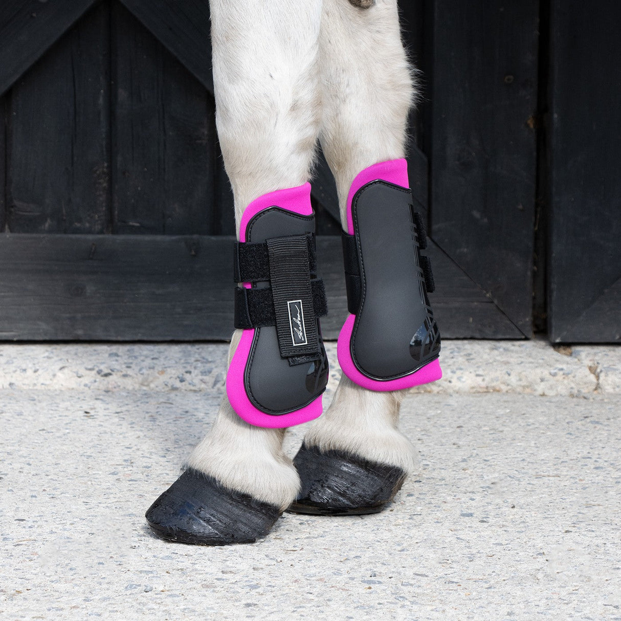 Shedrow Open Front Boots W/ Colored Lining
