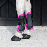 Shedrow Open Front Boots W/ Colored Lining