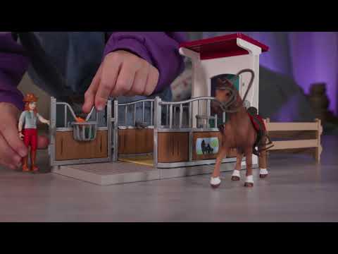 Schleich Horse Club Horse Box W/ Hannah & Cayenne