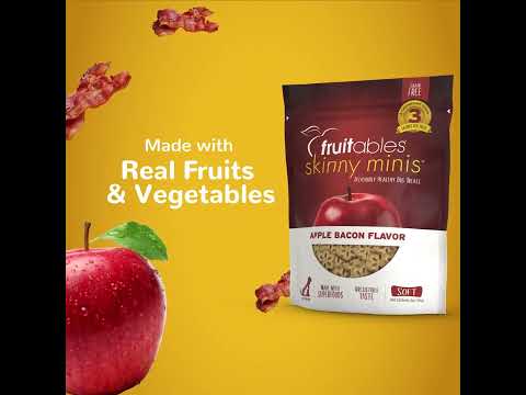 Fruitables Skinny Minis Pumpkin & Berry Chewy Dog Treats 12 oz.